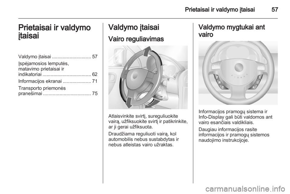 OPEL COMBO 2011  Savininko vadovas (in Lithuanian) 