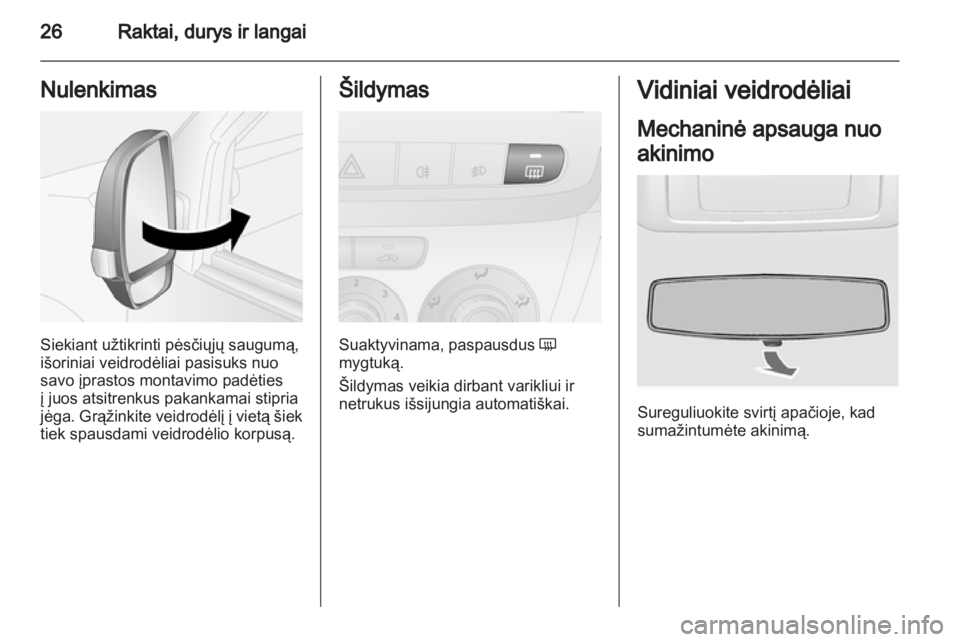 OPEL COMBO D 2012  Savininko vadovas (in Lithuanian) 