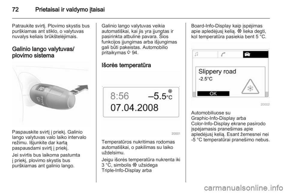 OPEL CORSA 2010.5  Savininko vadovas (in Lithuanian) 