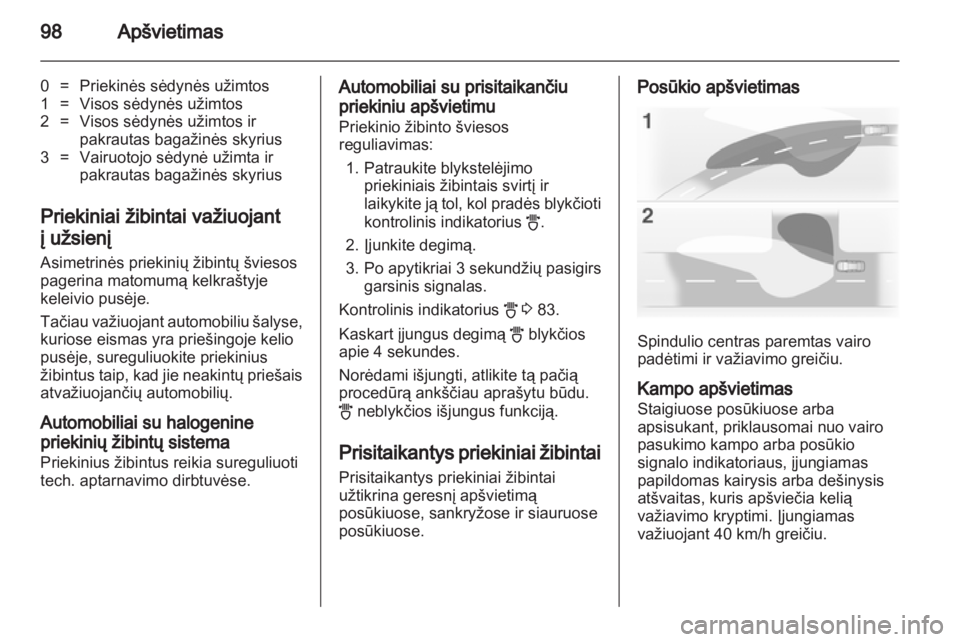 OPEL CORSA 2010.5  Savininko vadovas (in Lithuanian) 