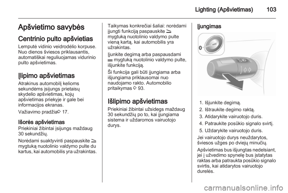 OPEL CORSA 2011  Savininko vadovas (in Lithuanian) 