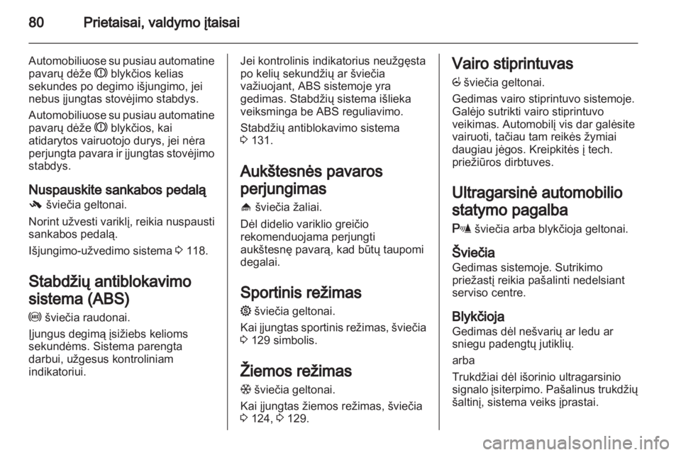 OPEL CORSA 2011  Savininko vadovas (in Lithuanian) 