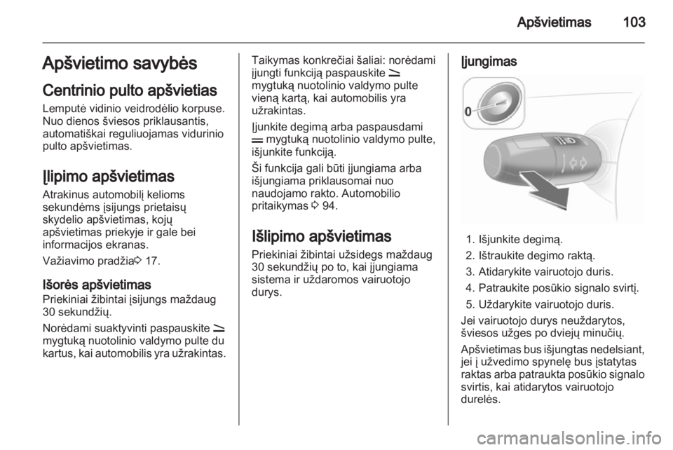 OPEL CORSA 2011.5  Savininko vadovas (in Lithuanian) 