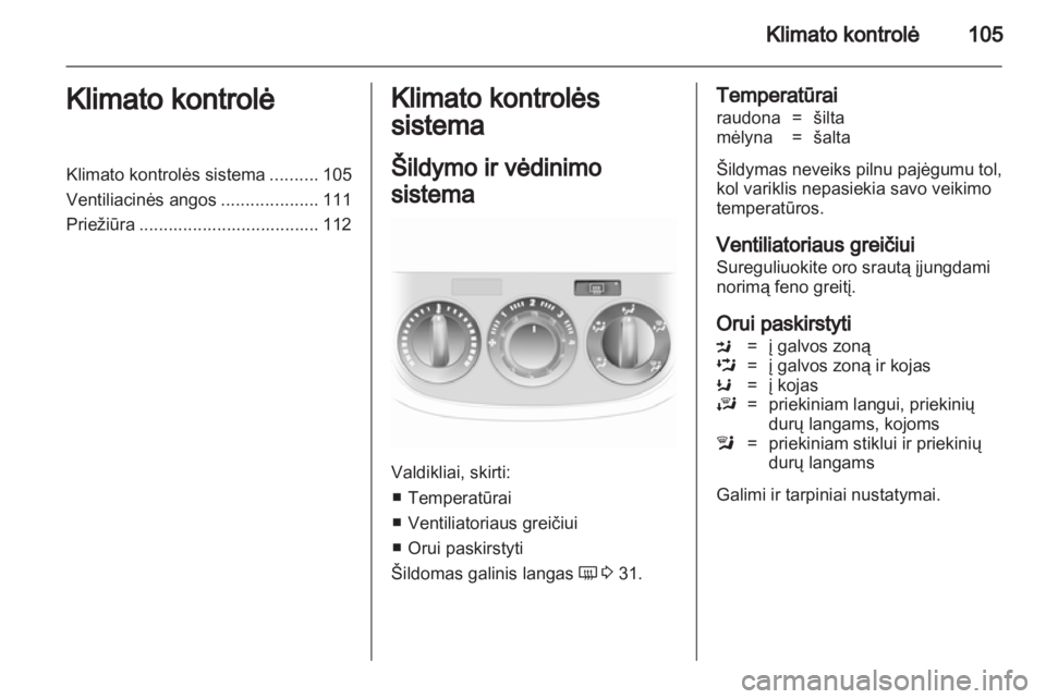 OPEL CORSA 2011.5  Savininko vadovas (in Lithuanian) 