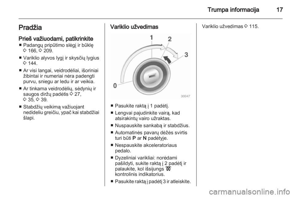 OPEL CORSA 2011.5  Savininko vadovas (in Lithuanian) 