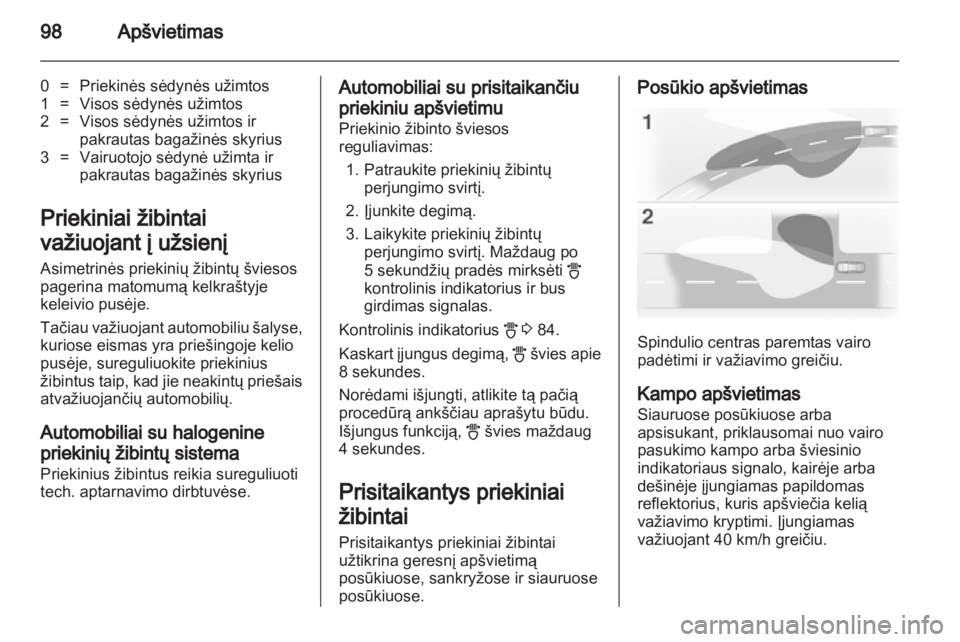 OPEL CORSA 2011.5  Savininko vadovas (in Lithuanian) 
