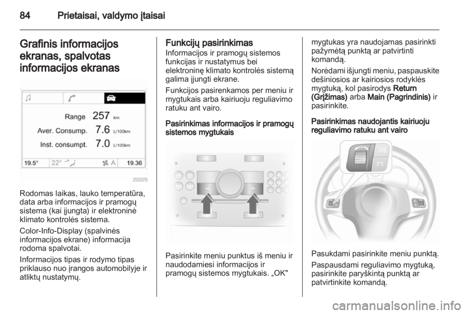 OPEL CORSA 2012  Savininko vadovas (in Lithuanian) 