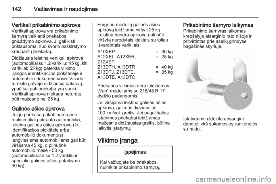 OPEL CORSA 2012.5  Savininko vadovas (in Lithuanian) 