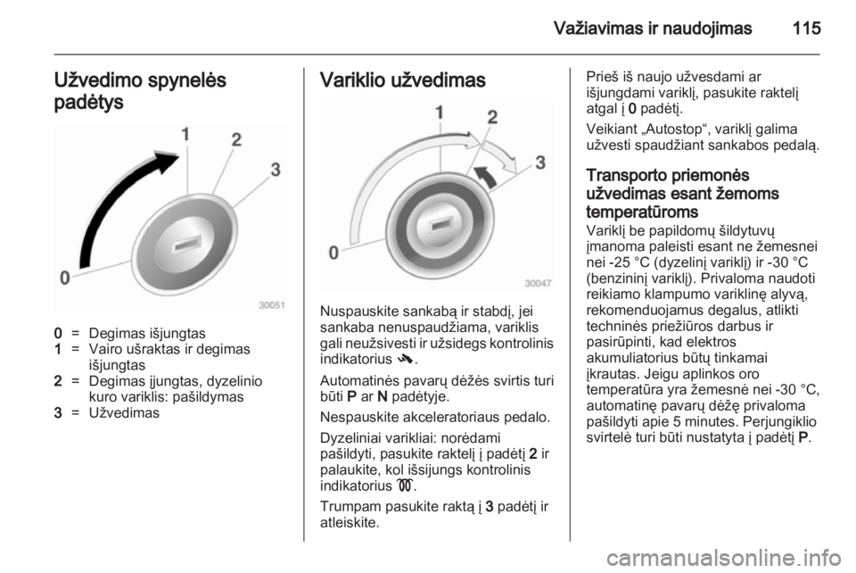 OPEL CORSA 2013  Savininko vadovas (in Lithuanian) 