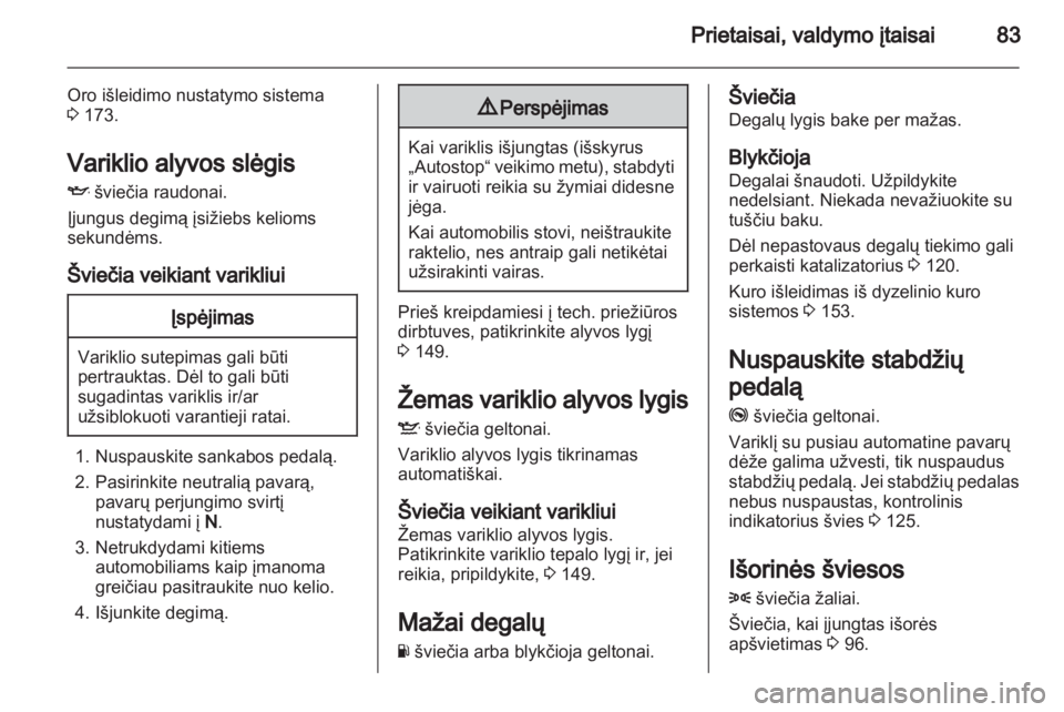 OPEL CORSA 2013  Savininko vadovas (in Lithuanian) 