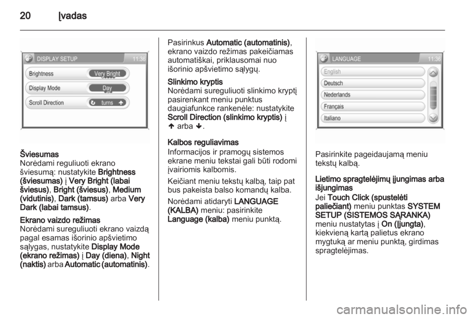 OPEL CORSA 2013.5  Informacijos ir pramogų sistemos vadovas (in Lithuanian) 