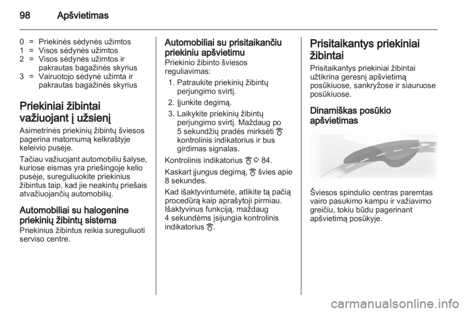 OPEL CORSA 2013.5  Savininko vadovas (in Lithuanian) 