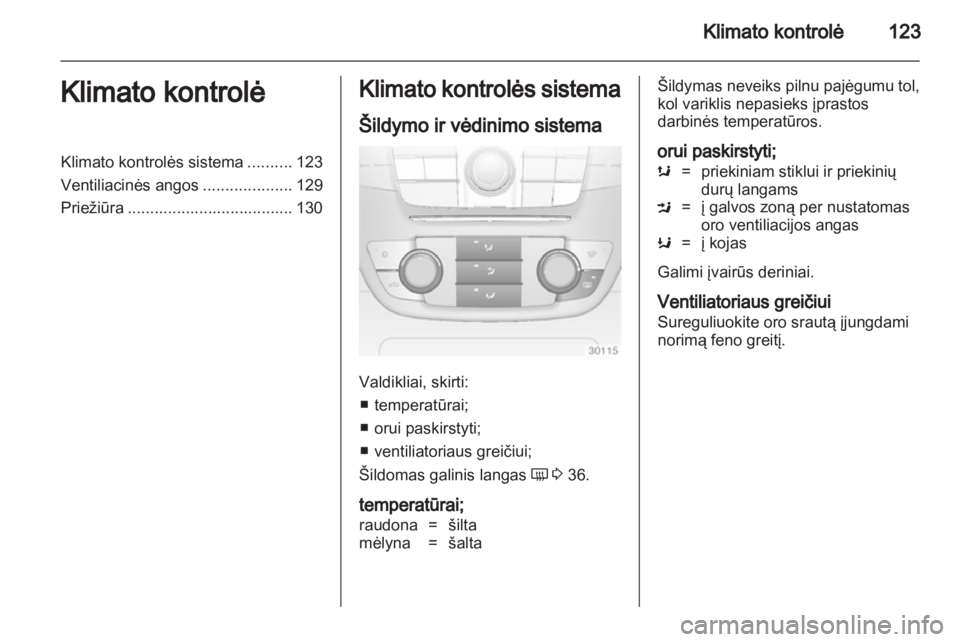 OPEL INSIGNIA 2010.5  Savininko vadovas (in Lithuanian) 