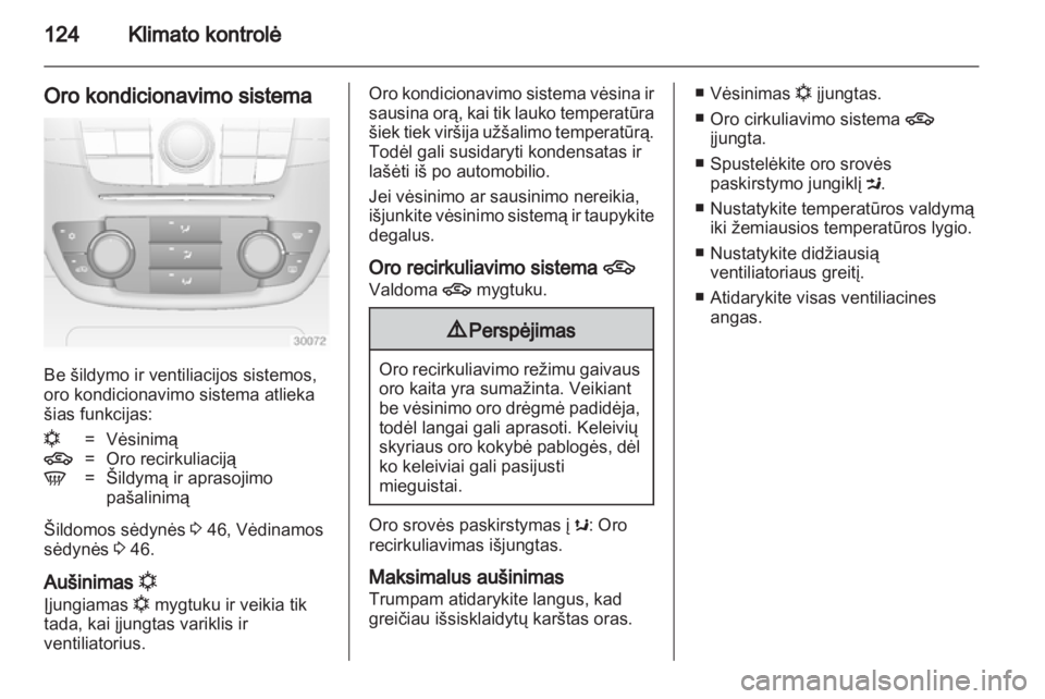 OPEL INSIGNIA 2010.5  Savininko vadovas (in Lithuanian) 