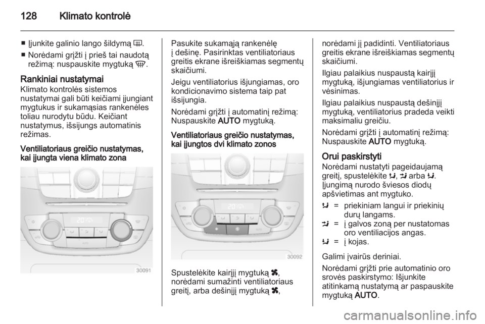 OPEL INSIGNIA 2010.5  Savininko vadovas (in Lithuanian) 