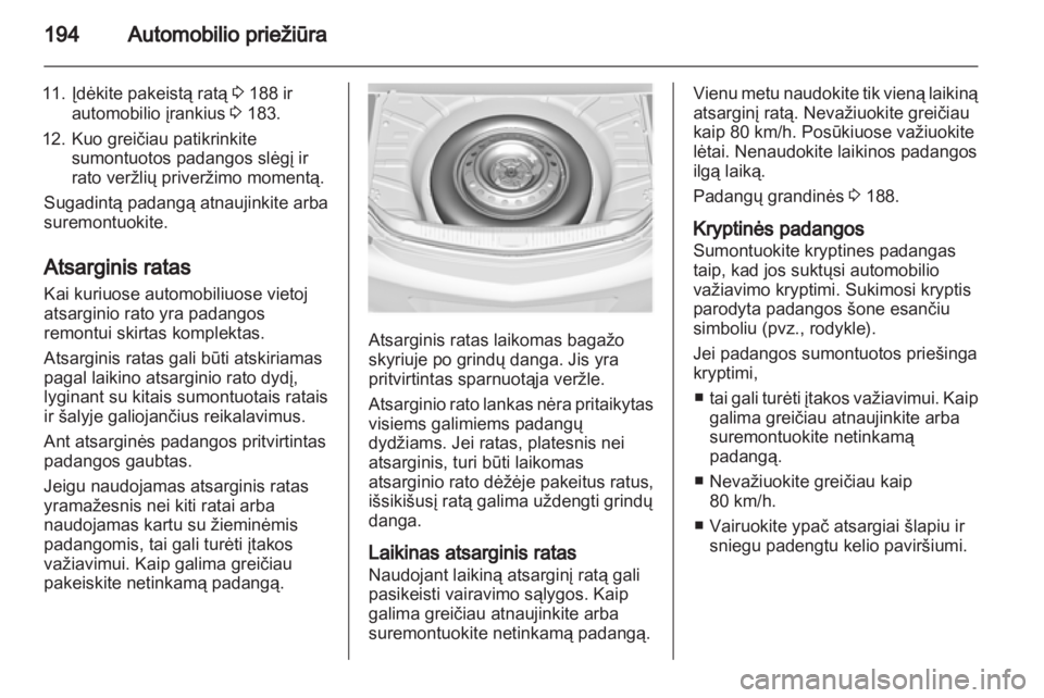 OPEL INSIGNIA 2010.5  Savininko vadovas (in Lithuanian) 