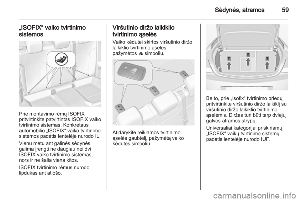 OPEL INSIGNIA 2010.5  Savininko vadovas (in Lithuanian) 
