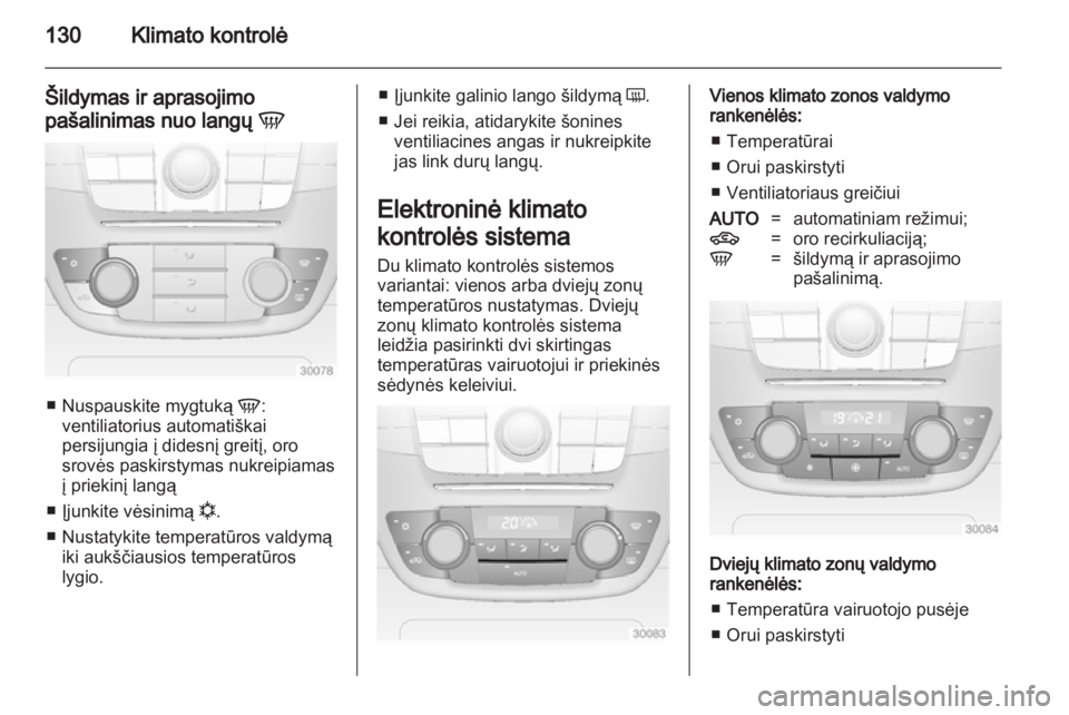 OPEL INSIGNIA 2011  Savininko vadovas (in Lithuanian) 