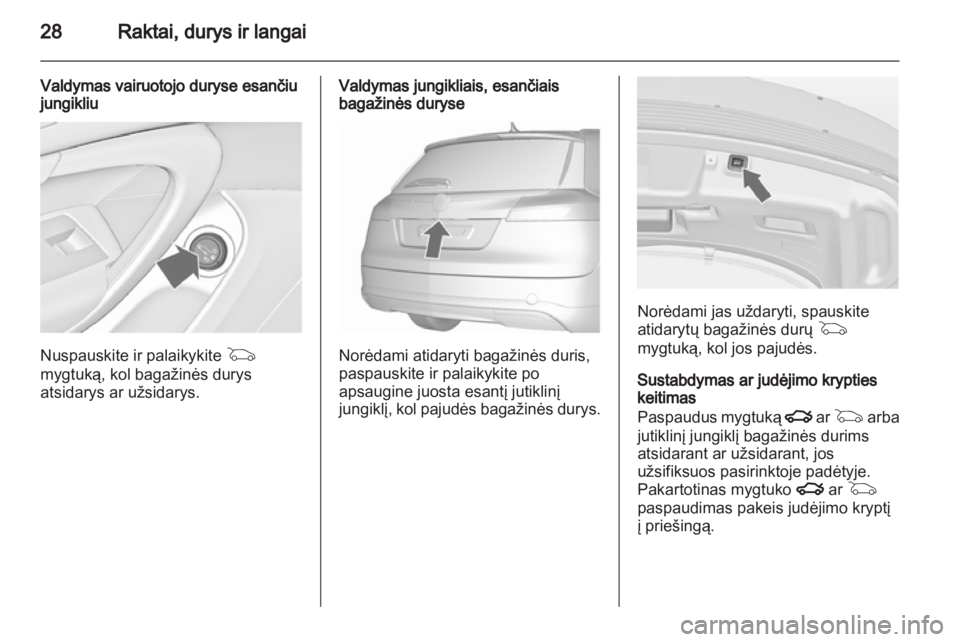 OPEL INSIGNIA 2011  Savininko vadovas (in Lithuanian) 