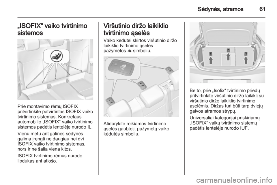 OPEL INSIGNIA 2011  Savininko vadovas (in Lithuanian) 
