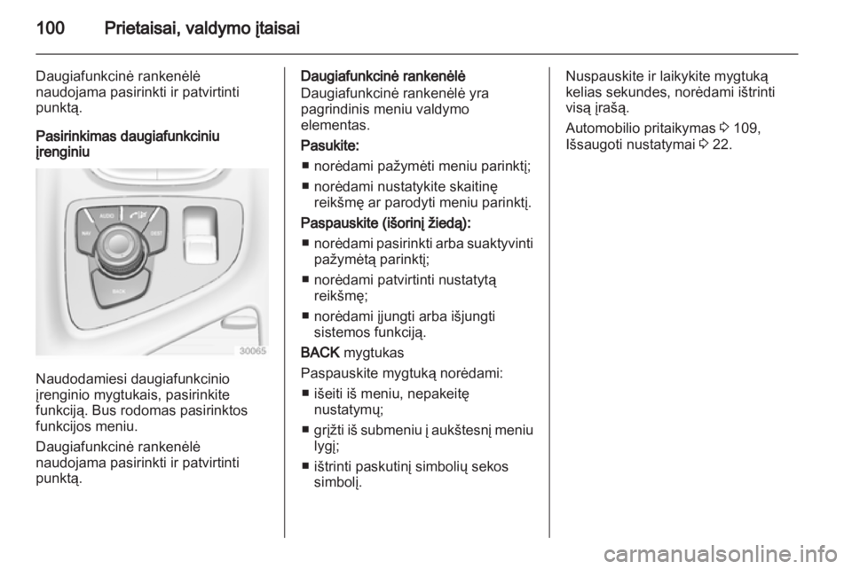 OPEL INSIGNIA 2011  Savininko vadovas (in Lithuanian) 