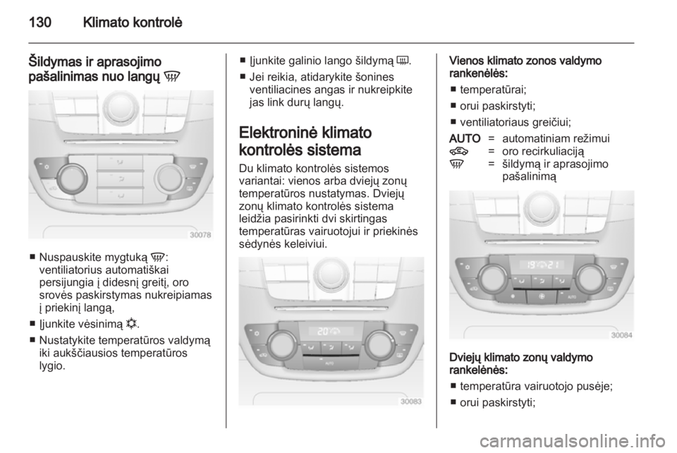 OPEL INSIGNIA 2011.5  Savininko vadovas (in Lithuanian) 