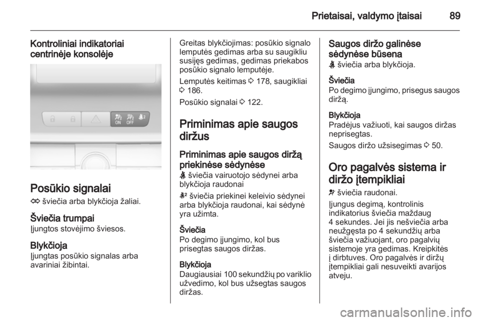 OPEL INSIGNIA 2011.5  Savininko vadovas (in Lithuanian) 