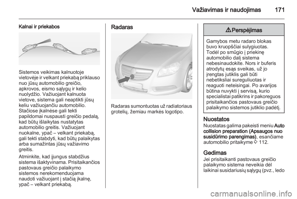 OPEL INSIGNIA 2012.5  Savininko vadovas (in Lithuanian) 