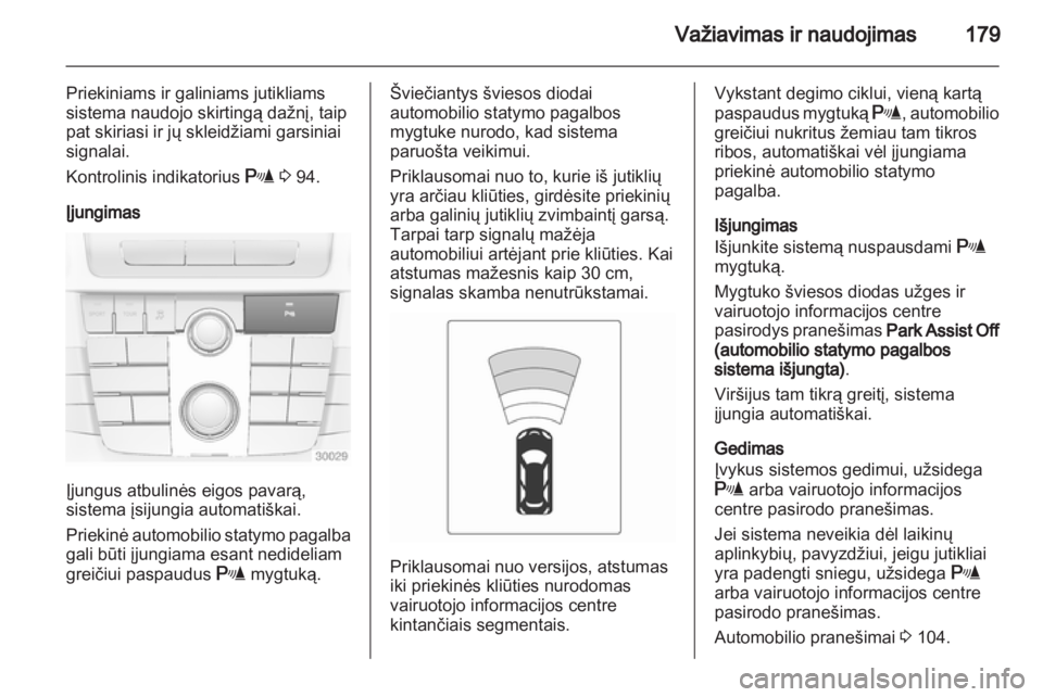 OPEL INSIGNIA 2012.5  Savininko vadovas (in Lithuanian) 