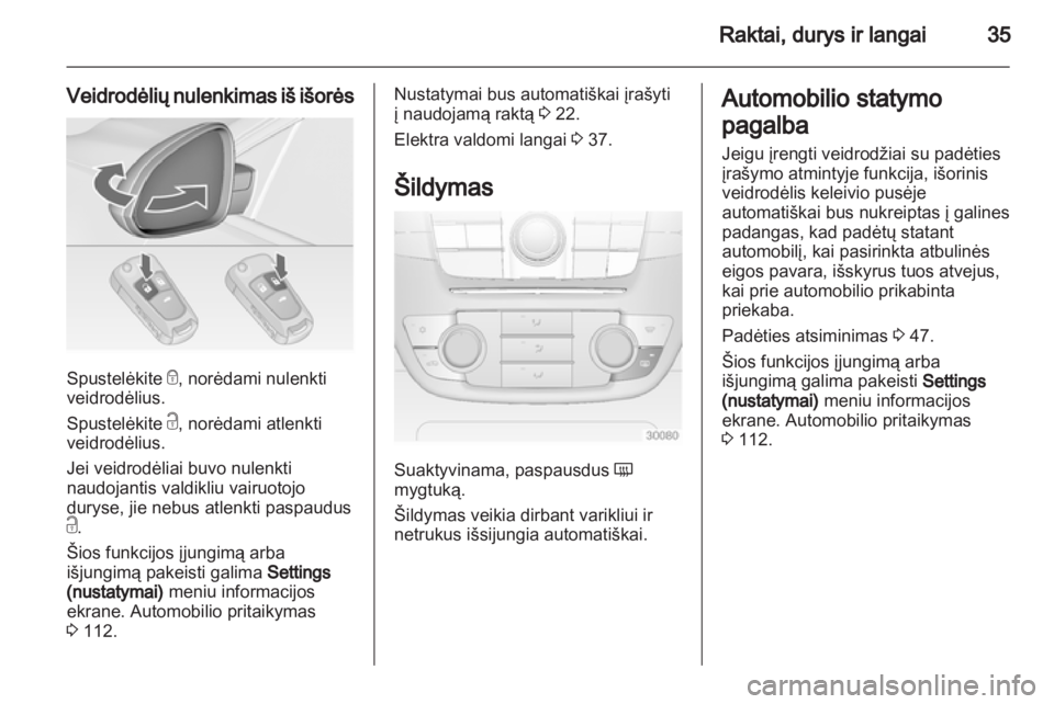 OPEL INSIGNIA 2012.5  Savininko vadovas (in Lithuanian) 