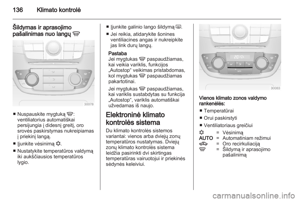 OPEL INSIGNIA 2013  Savininko vadovas (in Lithuanian) 