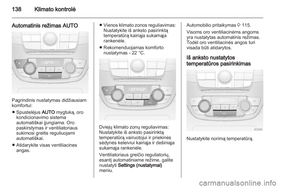 OPEL INSIGNIA 2013  Savininko vadovas (in Lithuanian) 