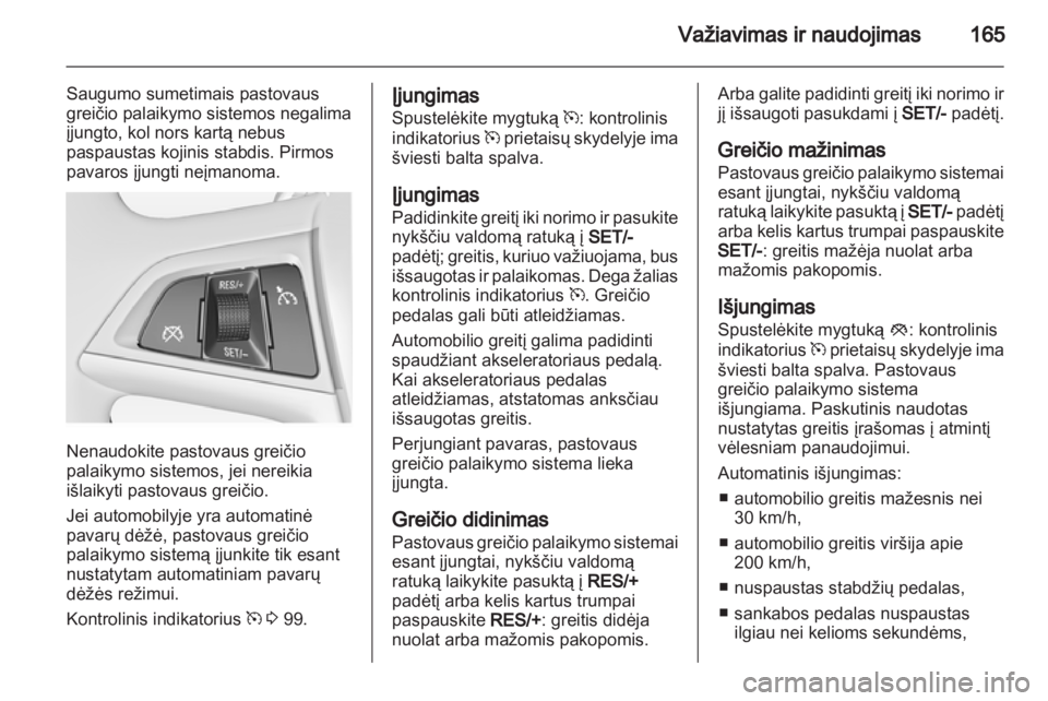 OPEL INSIGNIA 2013  Savininko vadovas (in Lithuanian) 
