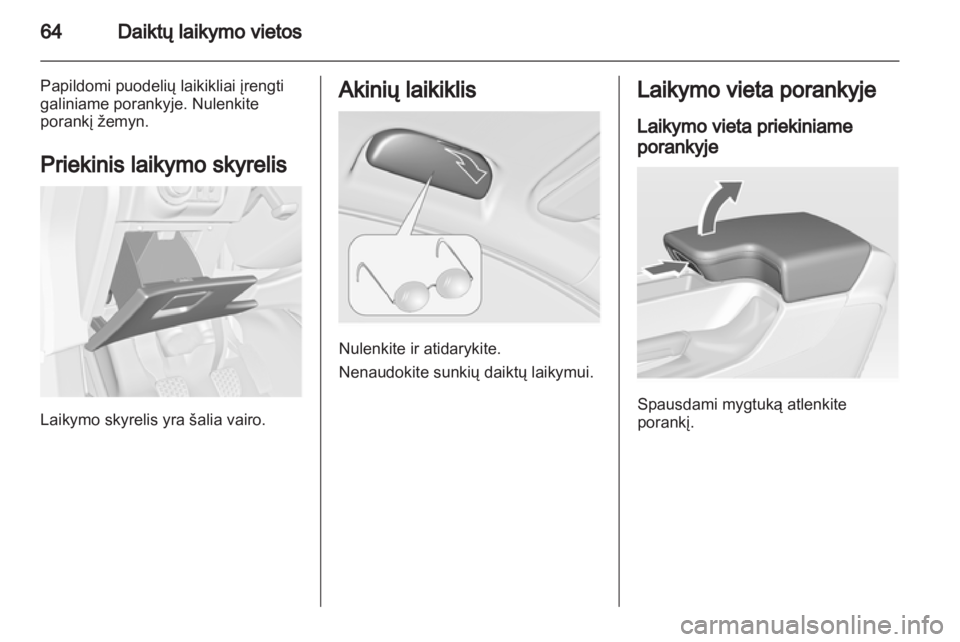 OPEL INSIGNIA 2013  Savininko vadovas (in Lithuanian) 