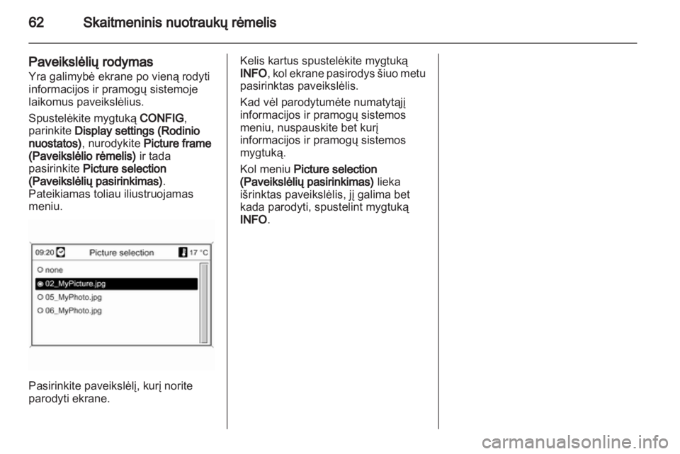 OPEL INSIGNIA 2013.5  Informacijos ir pramogų sistemos vadovas (in Lithuanian) 