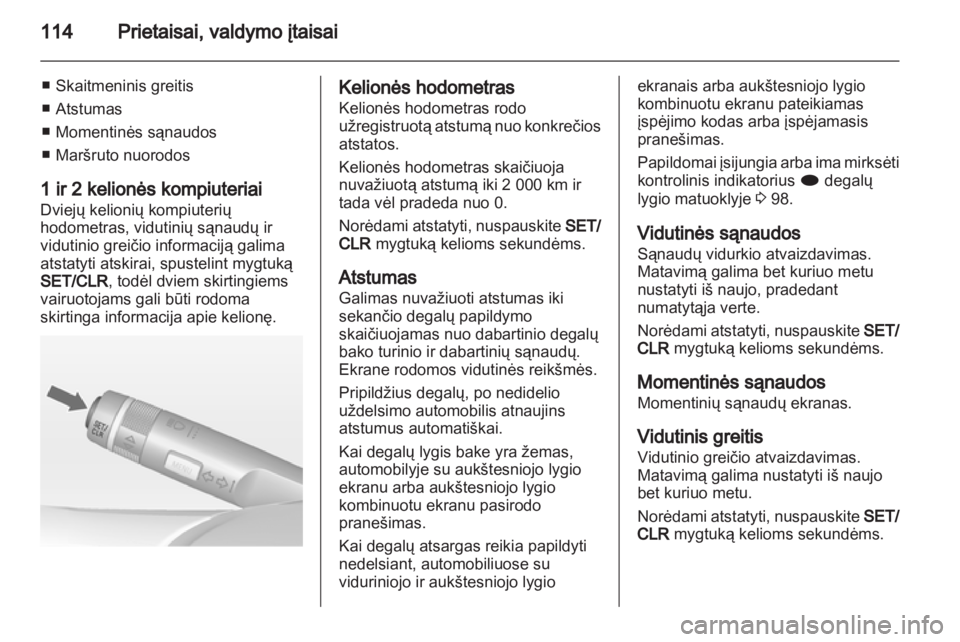 OPEL INSIGNIA 2013.5  Savininko vadovas (in Lithuanian) 