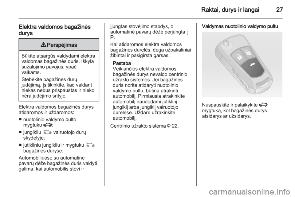 OPEL INSIGNIA 2013.5  Savininko vadovas (in Lithuanian) 