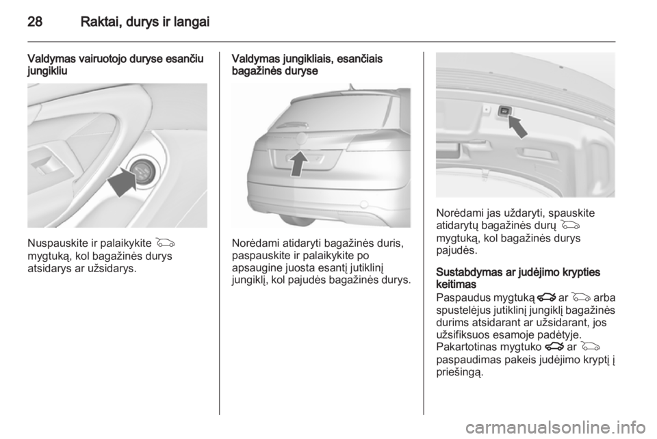 OPEL INSIGNIA 2013.5  Savininko vadovas (in Lithuanian) 