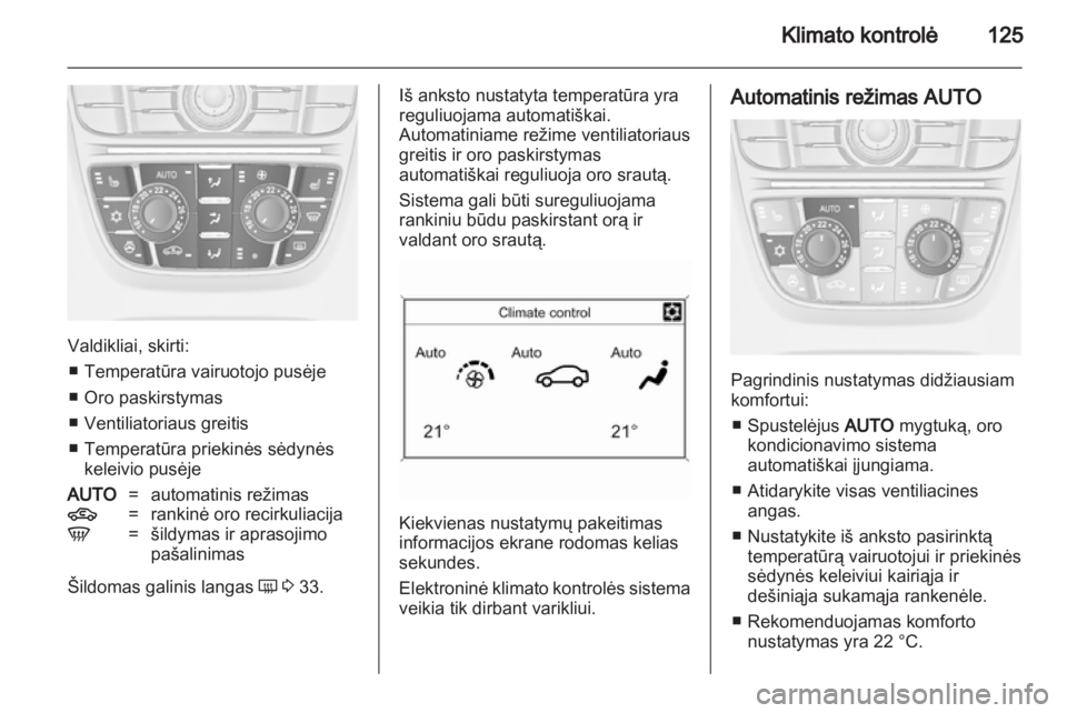 OPEL MERIVA 2012.5  Savininko vadovas (in Lithuanian) 