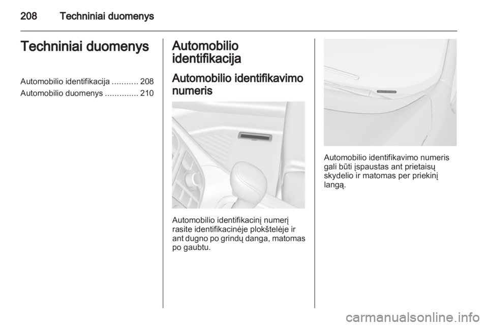 OPEL MERIVA 2012.5  Savininko vadovas (in Lithuanian) 