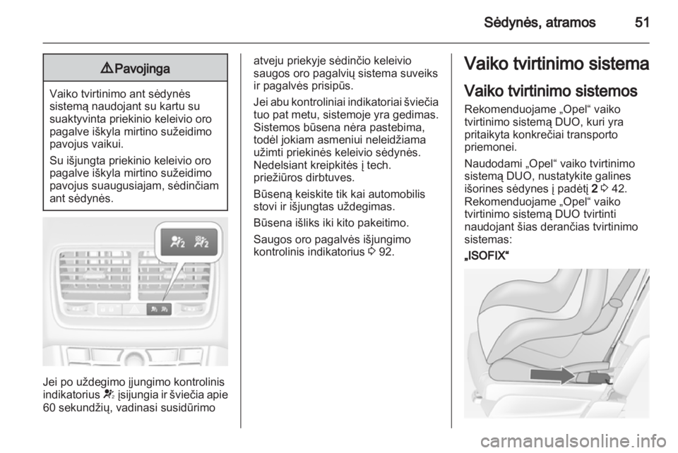 OPEL MERIVA 2012.5  Savininko vadovas (in Lithuanian) 