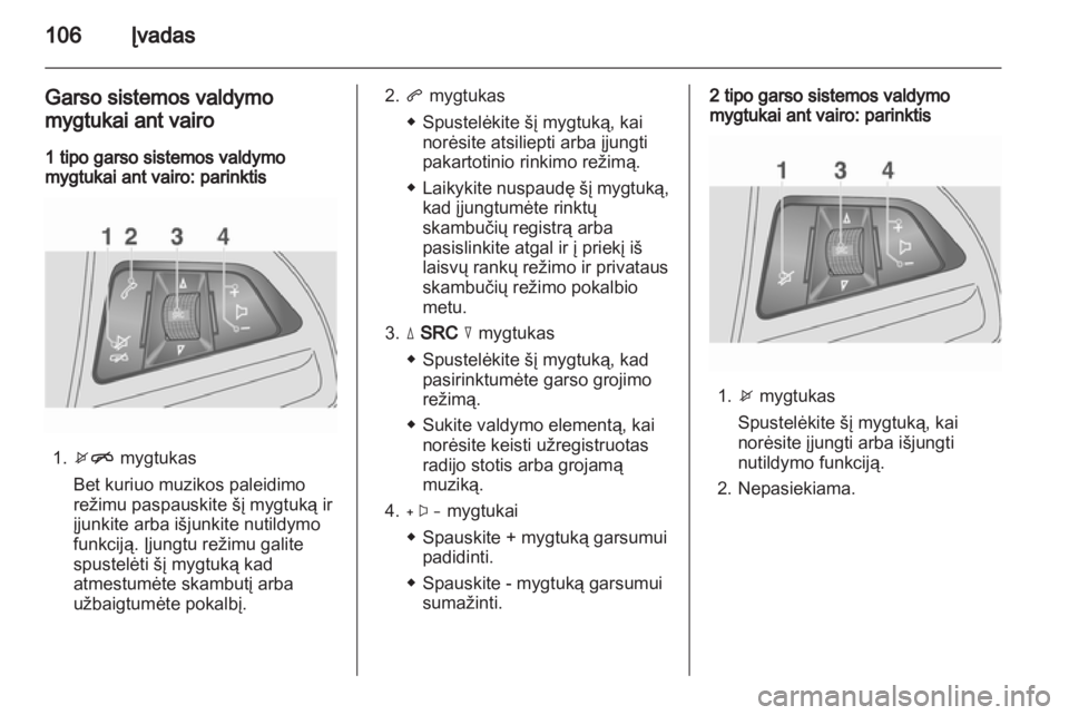 OPEL MOKKA 2013  Informacijos ir pramogų sistemos vadovas (in Lithuanian) 