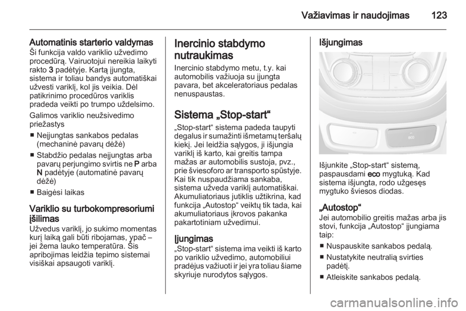OPEL MOKKA 2013  Savininko vadovas (in Lithuanian) 