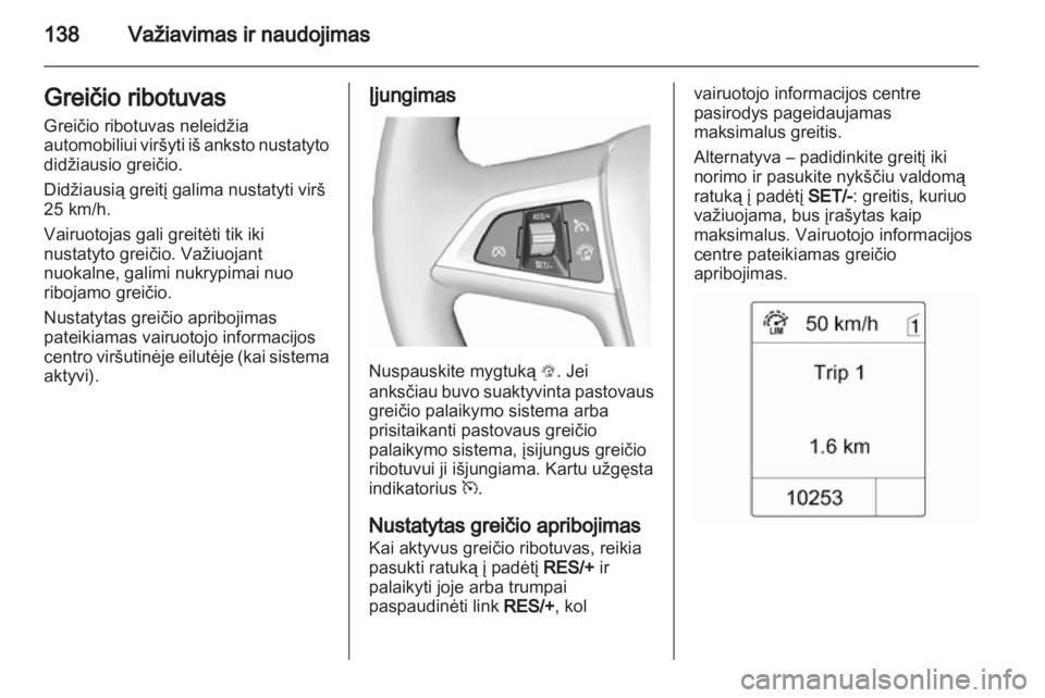 OPEL MOKKA 2013  Savininko vadovas (in Lithuanian) 