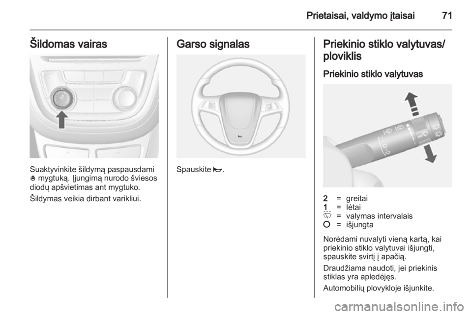 OPEL MOKKA 2013  Savininko vadovas (in Lithuanian) 