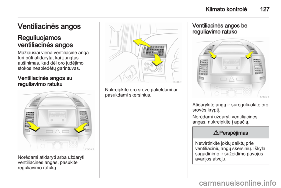 OPEL ZAFIRA 2012  Savininko vadovas (in Lithuanian) 