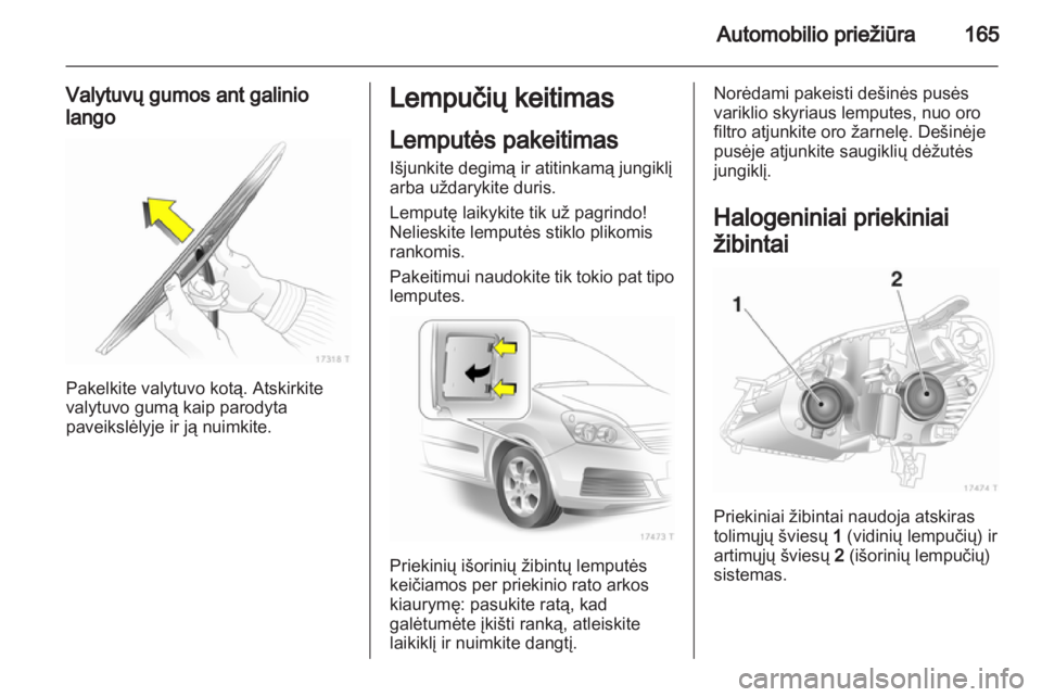 OPEL ZAFIRA 2012  Savininko vadovas (in Lithuanian) 
