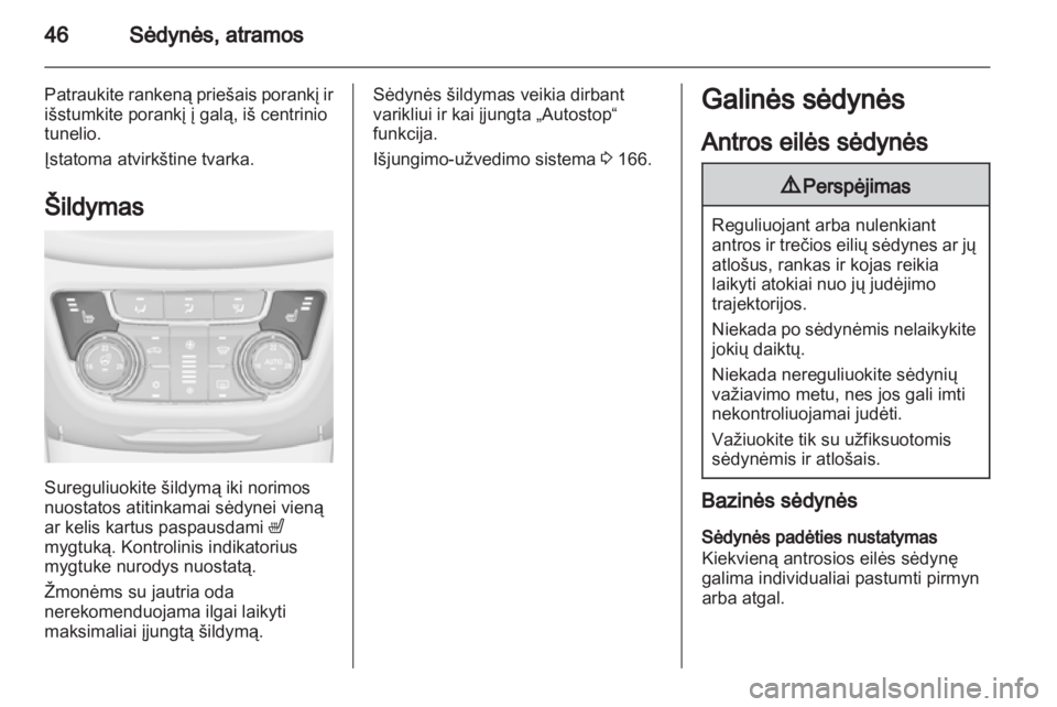 OPEL ZAFIRA TOURER 2013.5  Savininko vadovas (in Lithuanian) 