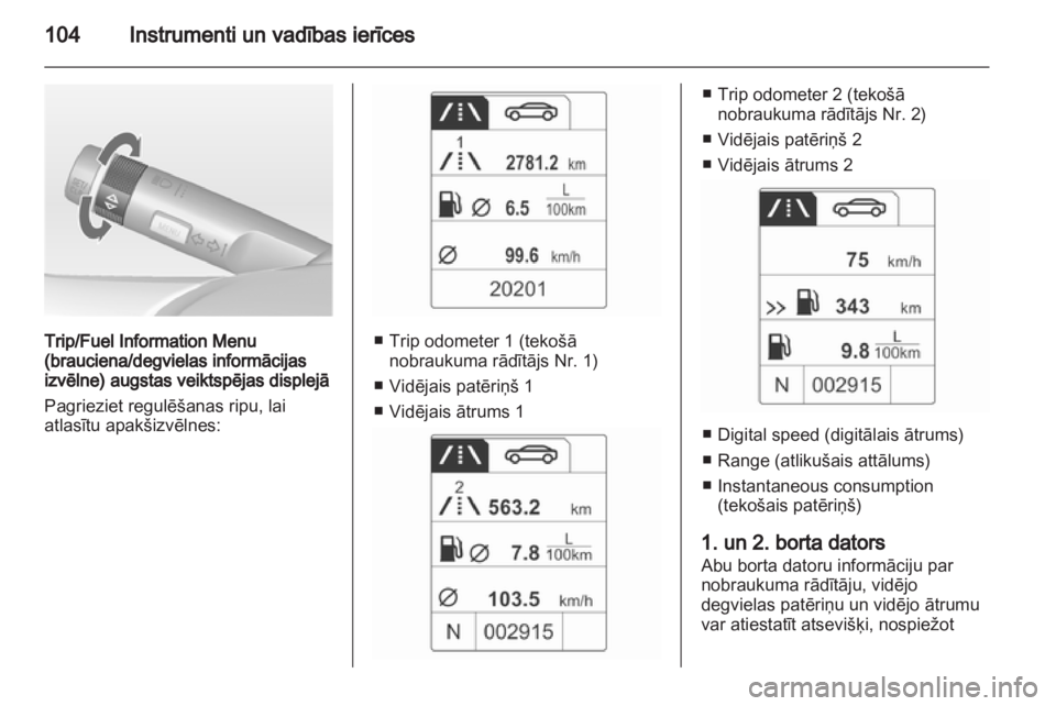 OPEL ADAM 2013.5  Īpašnieka rokasgrāmata (in Latvian) 