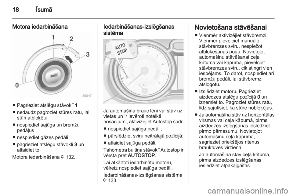 OPEL ADAM 2013.5  Īpašnieka rokasgrāmata (in Latvian) 